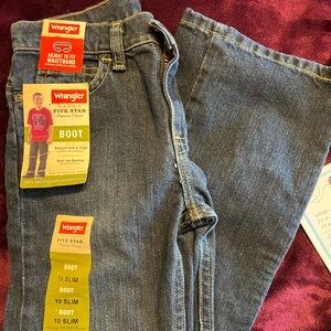 Wrangler Boys Brand new bootcut SLIM Jeans